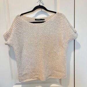Ralph Lauren Cream Knit Top